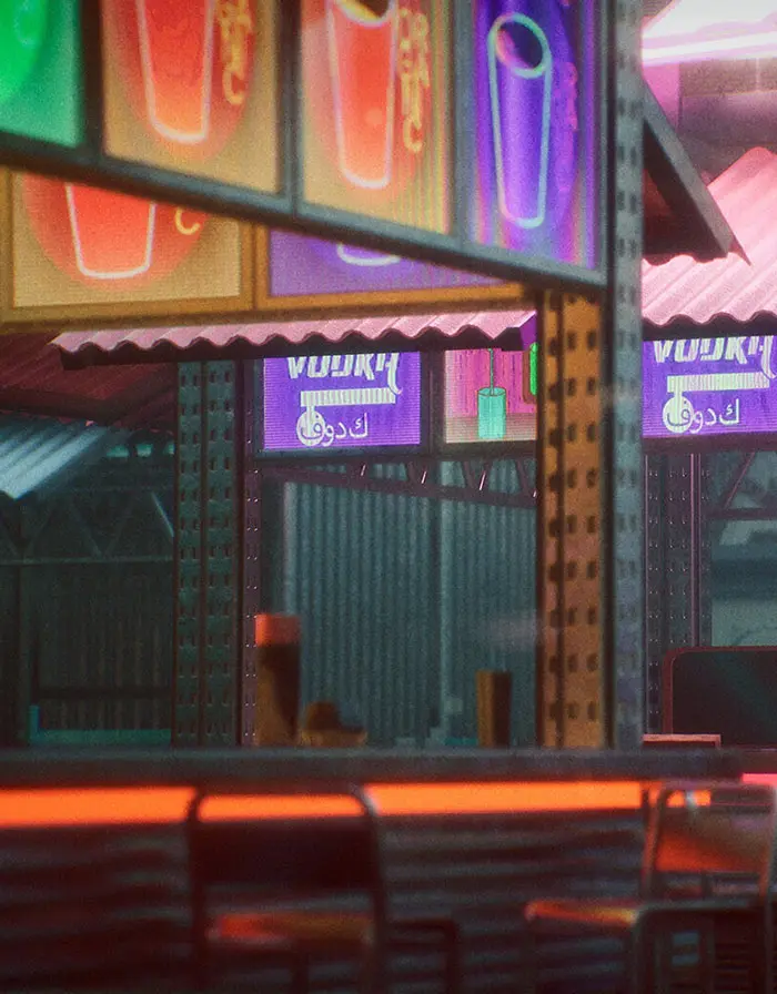 Entorno 3D en tiempo real creado en Unreal Engine